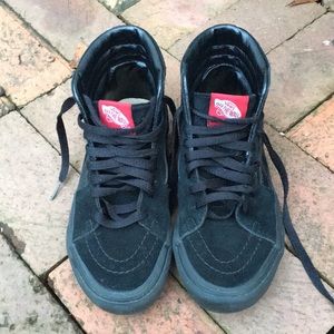 High top black Vans women’s 5.5 kids 4